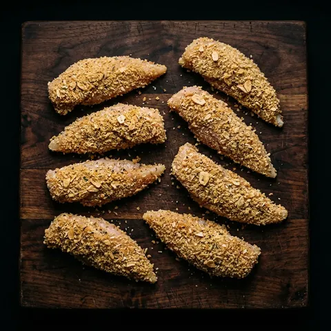 Garlic Parmesan Crumbed Chicken Tenderloin