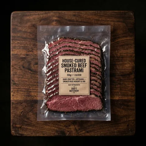 Beef Pastrami (350g packet)